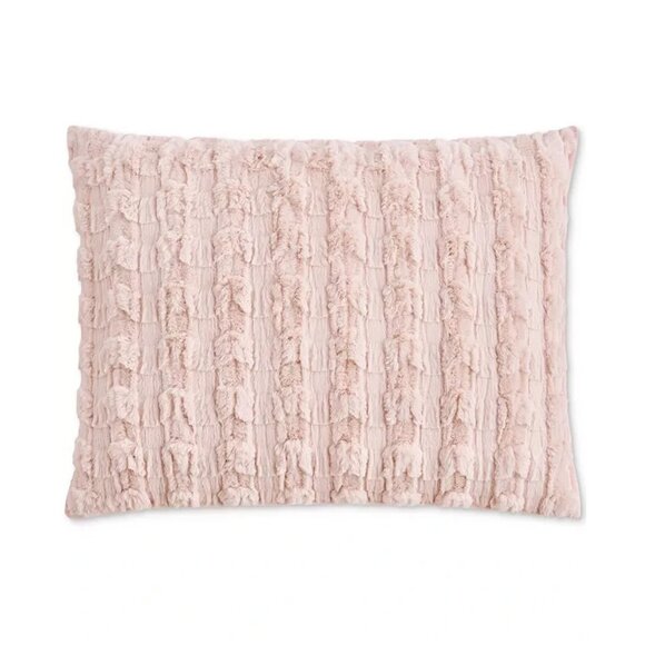 UGG Denai Faux Fur Reversible Comforter Set Full Queen Pink $170 - Picture 2 of 5